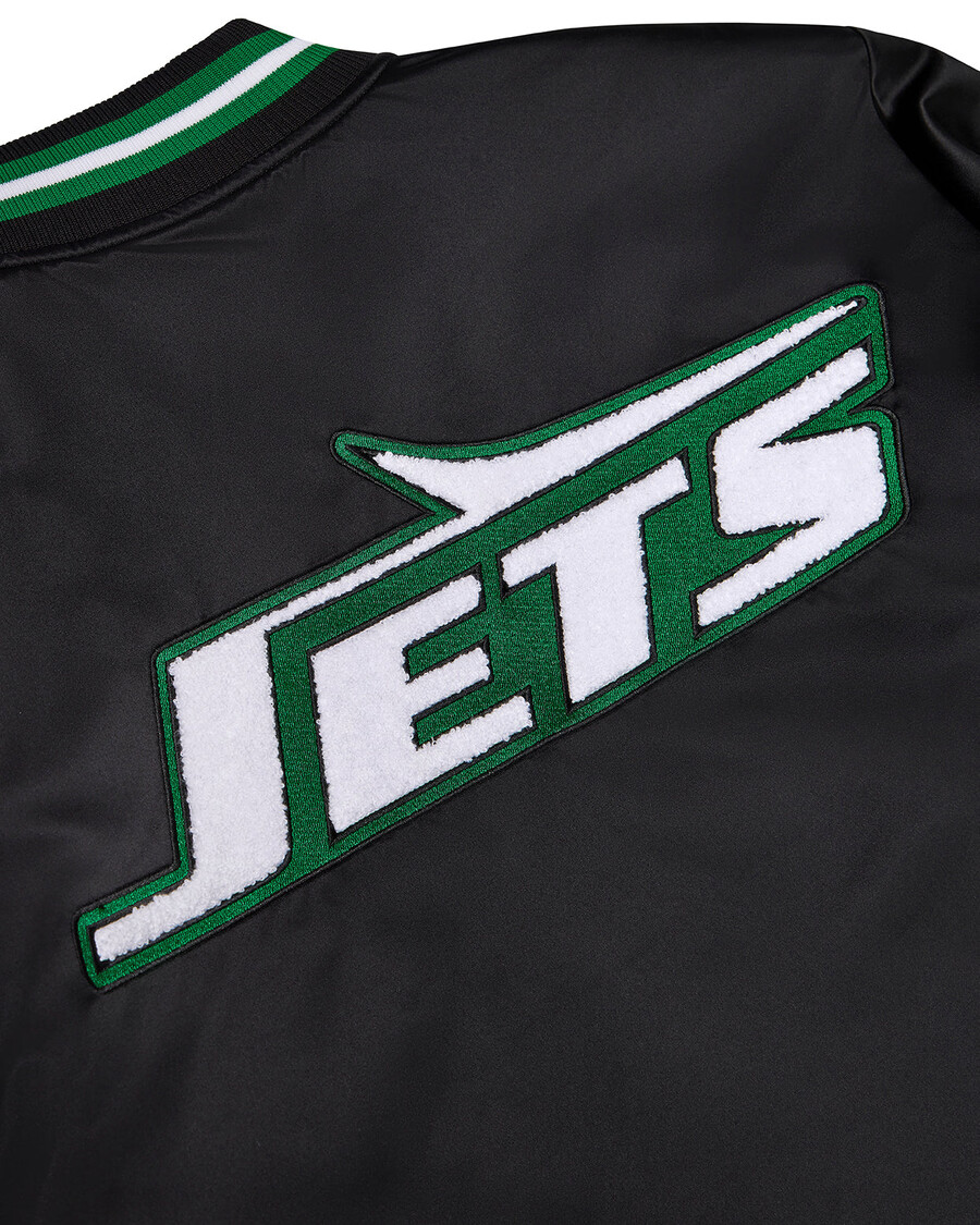 bomber in raso trapstar x nfl jets - nero