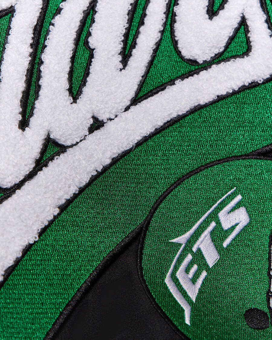 bomber in raso trapstar x nfl jets - nero
