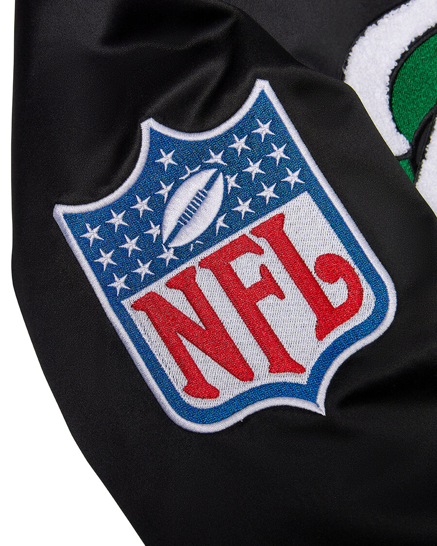 bomber in raso trapstar x nfl jets - nero