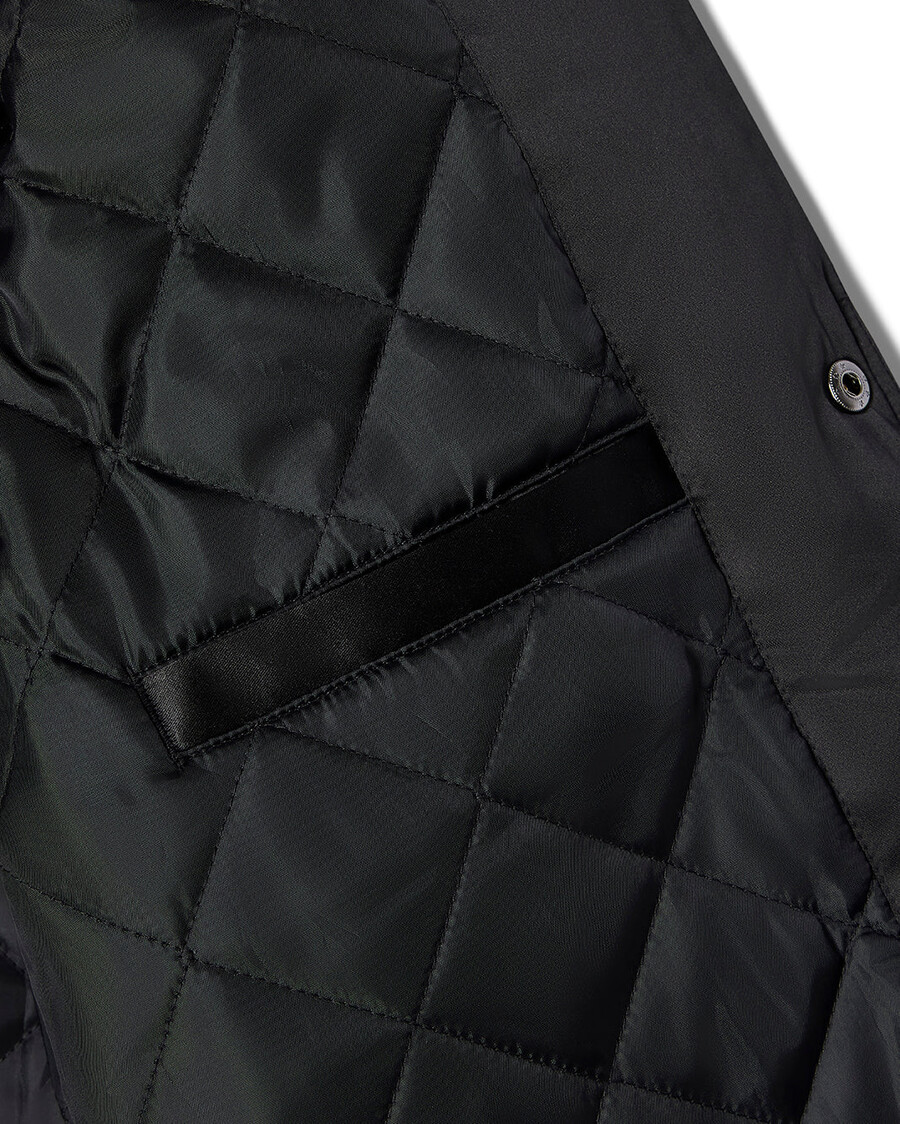 bomber in raso trapstar x nfl jets - nero