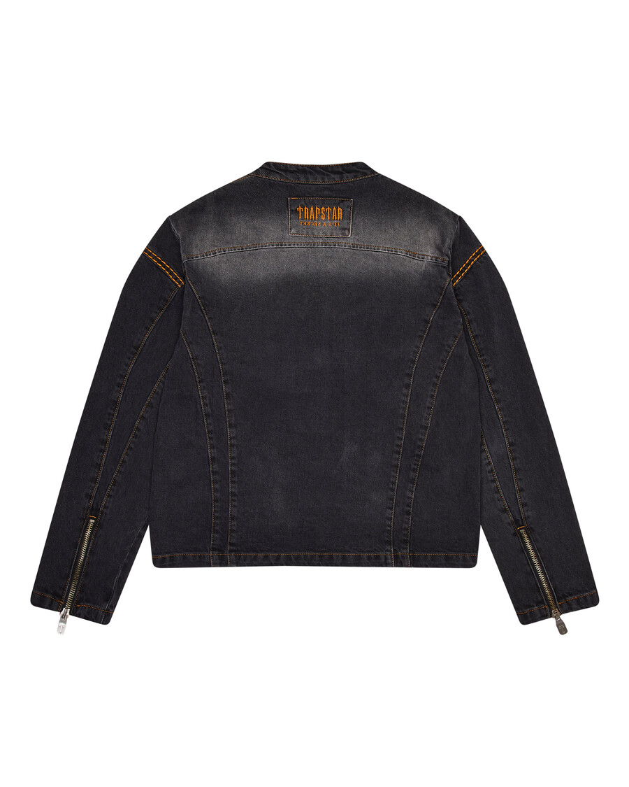 giacca in denim irongate t panel - nero lavato*