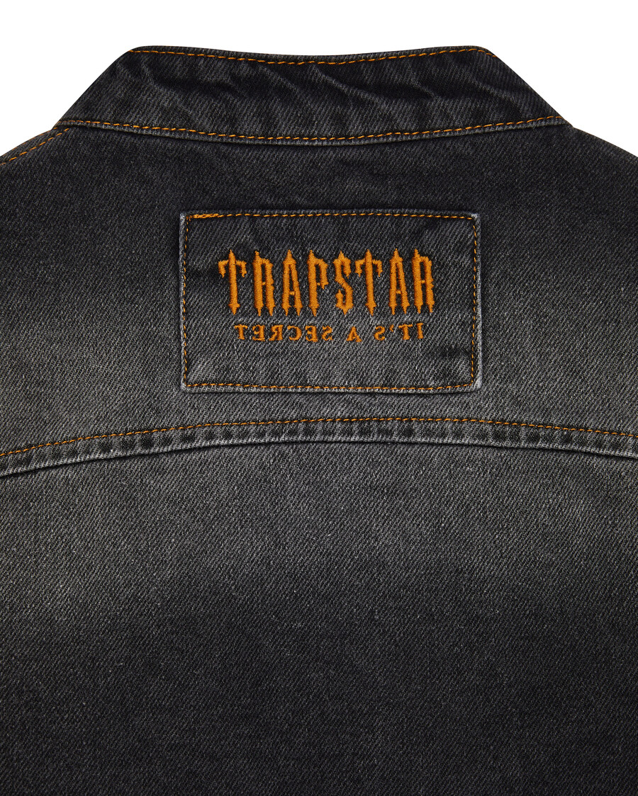 giacca in denim irongate t panel - nero lavato*