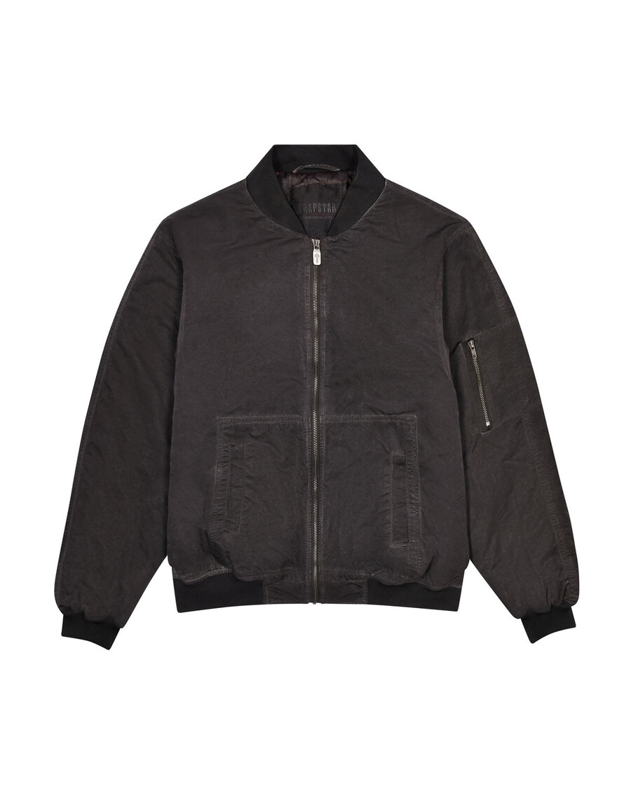 bomber trapstar x ed hardy - nero