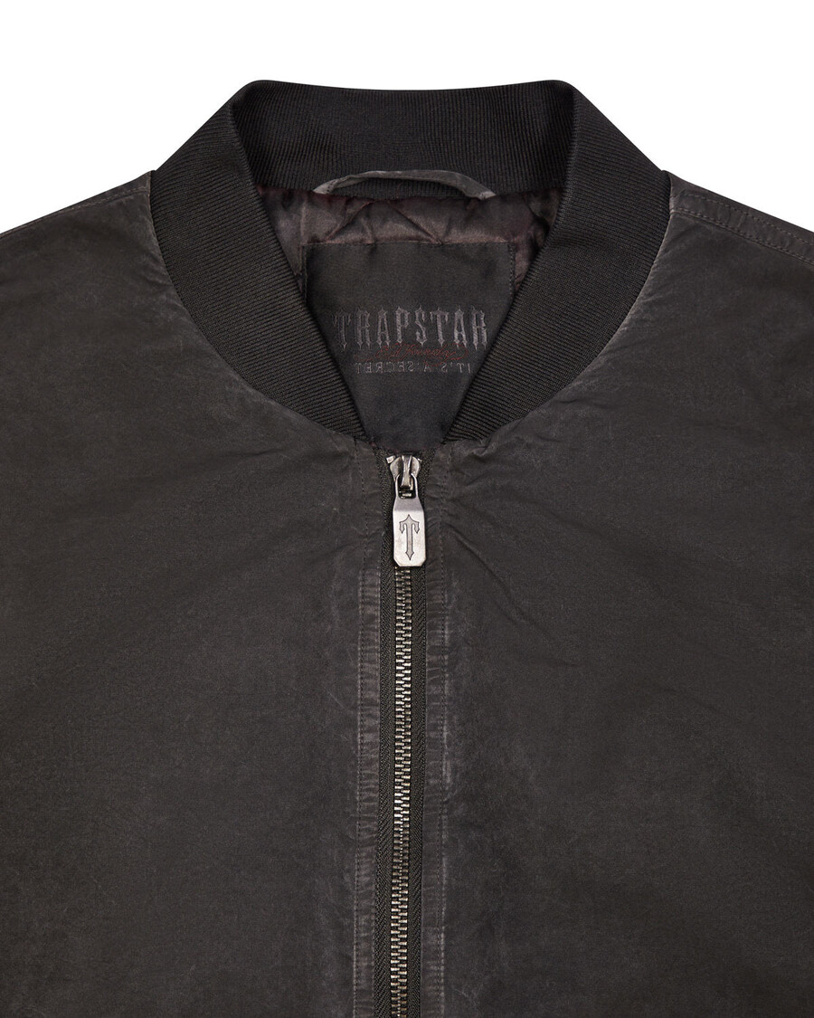bomber trapstar x ed hardy - nero