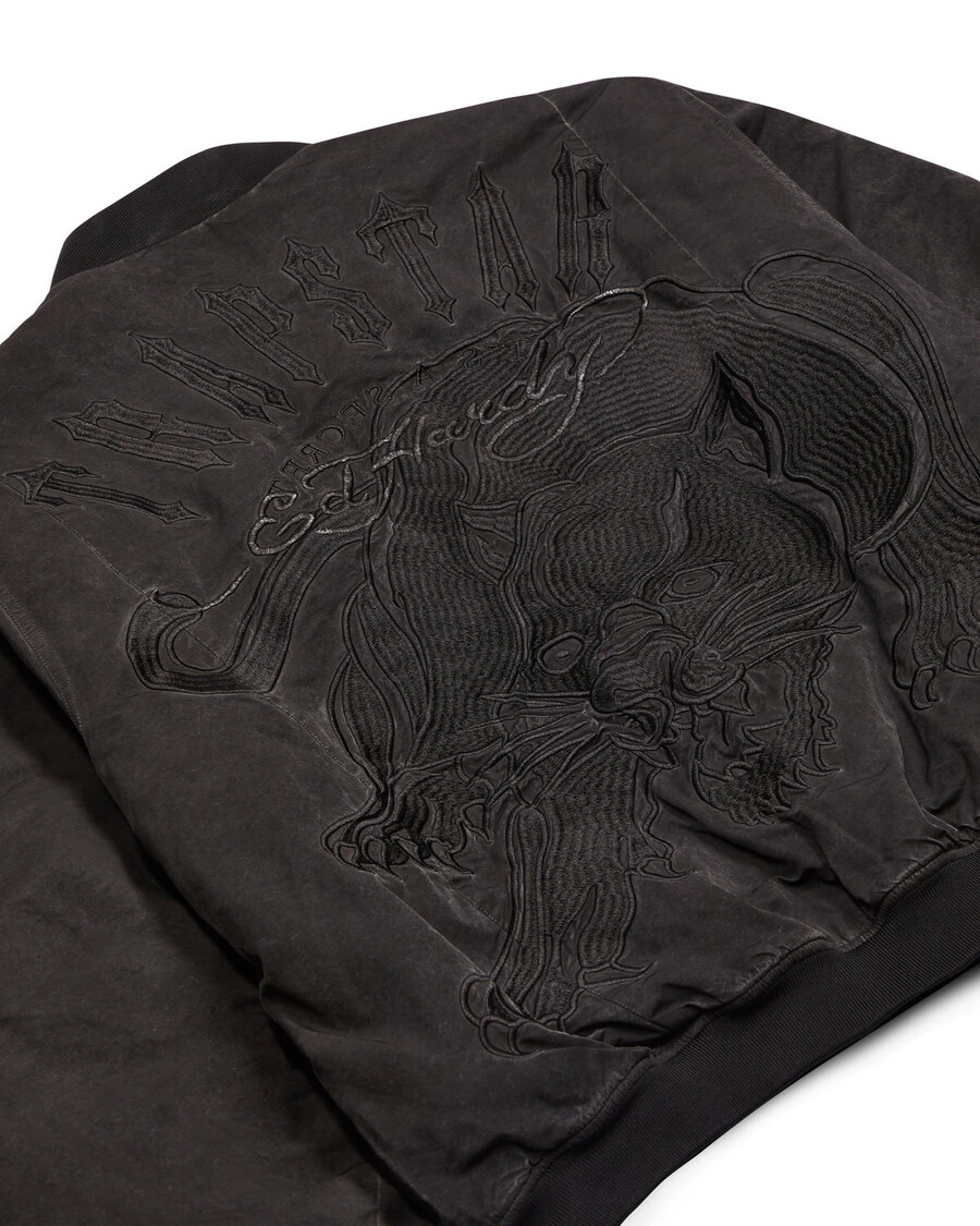 bomber trapstar x ed hardy - nero