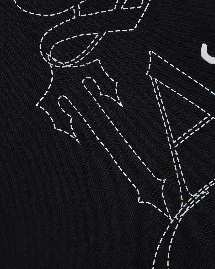maglietta trapstar x ed hardy hell cat - nera