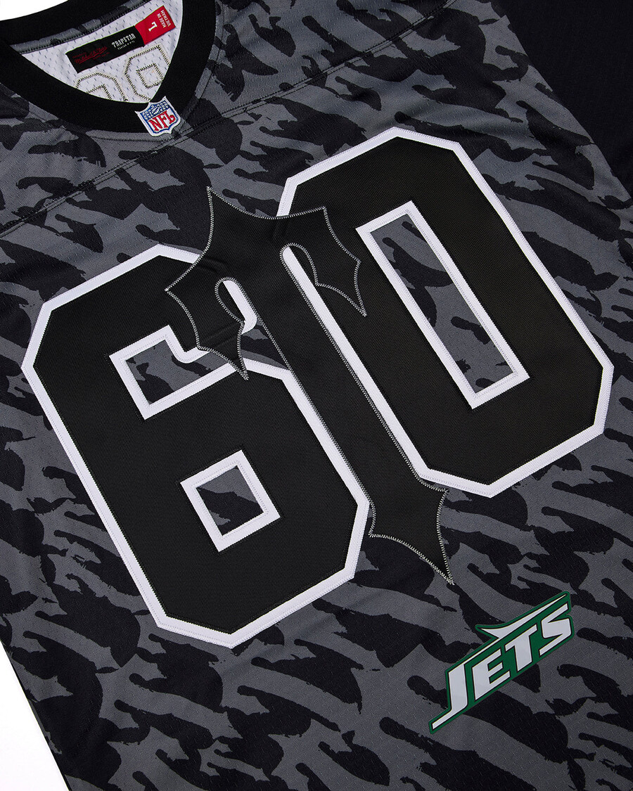 60° anniversario - maglia trapstar x nfl jets legacy - nera