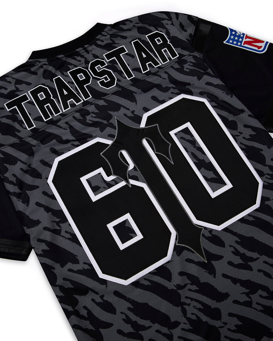 60° anniversario - maglia trapstar x nfl jets legacy - nera