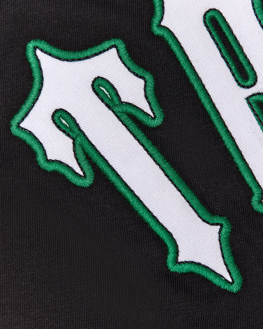 maglietta con logo irongate dei jets trapstar x nfl - nera