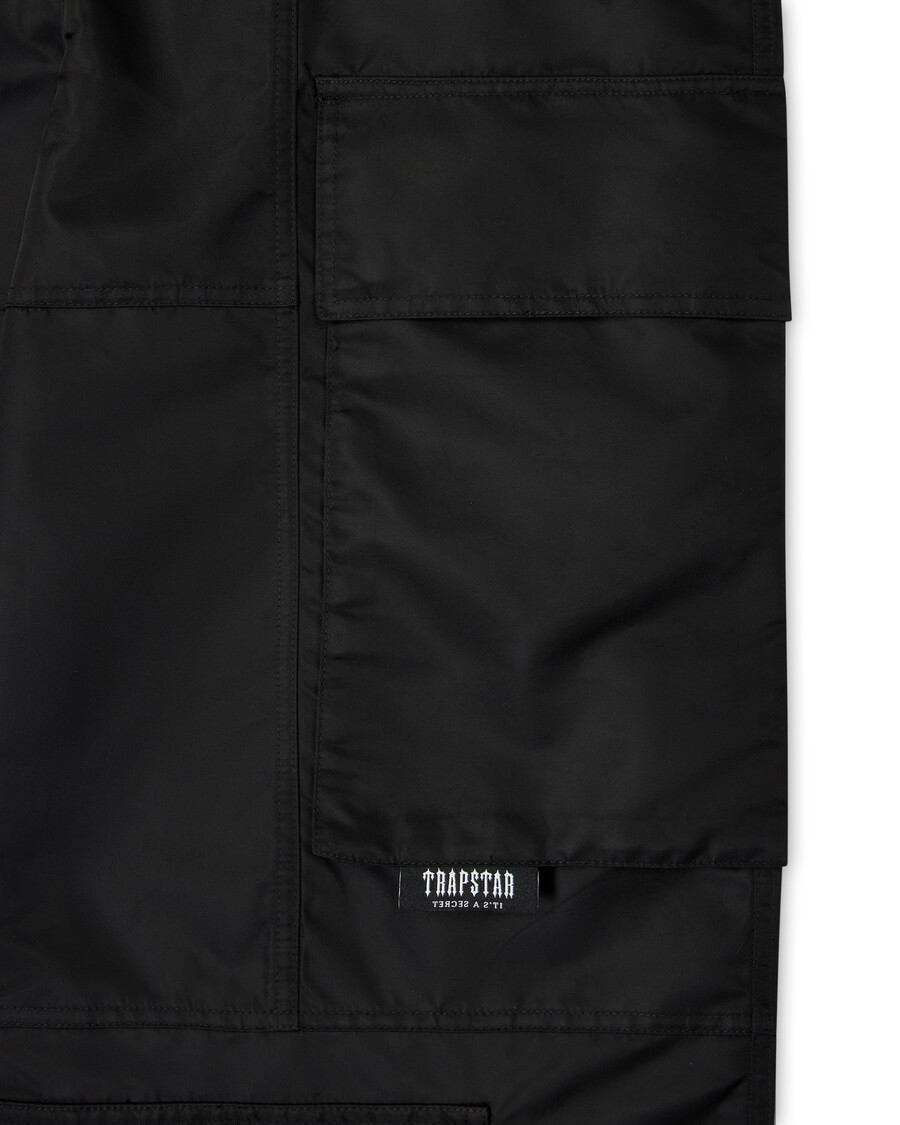 pantaloni cargo hell cat trapstar x ed hardy - neri
