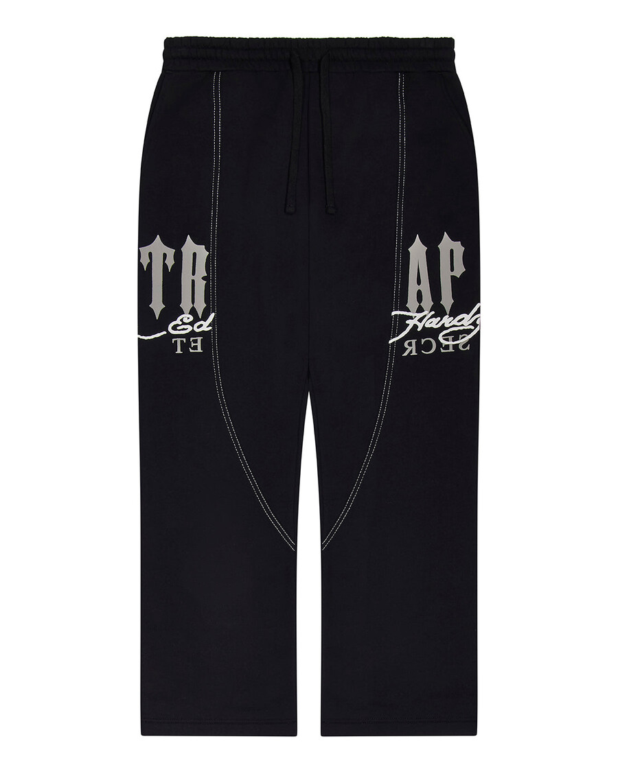 pantaloni da jogging dbd trapstar x ed hardy - neri
