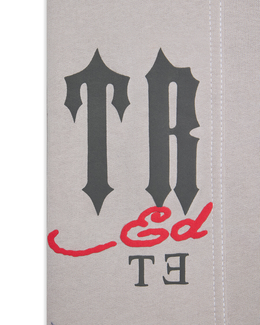 pantaloni da jogging dbd trapstar x ed hardy - grigio